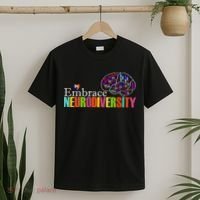 Embrace Neurodiversity Autism Awareness Month T-Shirt thumb 2