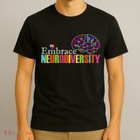 Embrace Neurodiversity Autism Awareness Month T-Shirt thumb 3