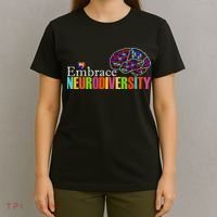 Embrace Neurodiversity Autism Awareness Month T-Shirt thumb 4