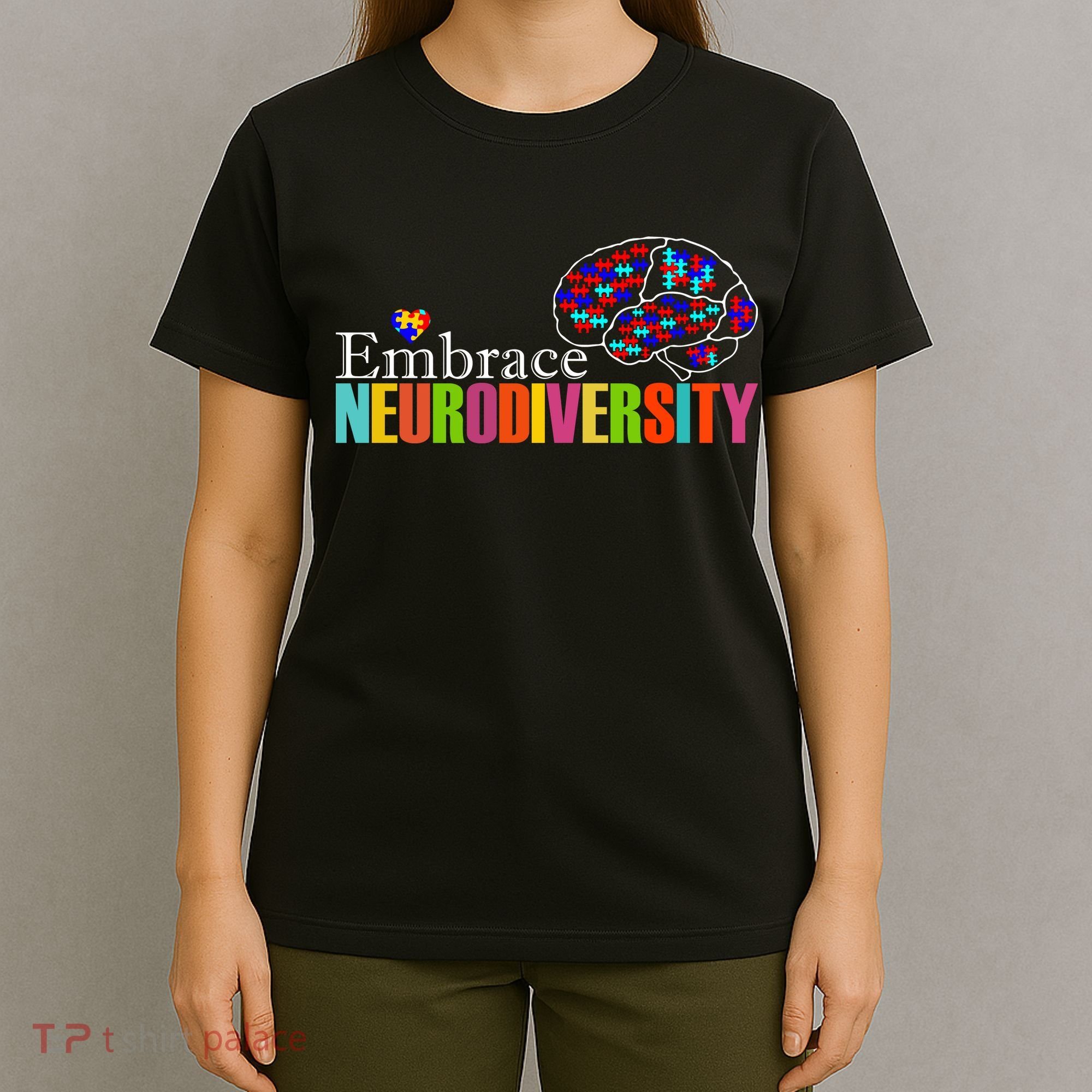 Embrace Neurodiversity Autism Awareness Month T-Shirt