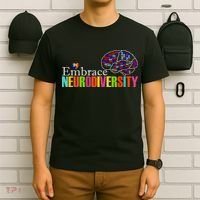 Embrace Neurodiversity Autism Awareness Month T-Shirt thumb 6