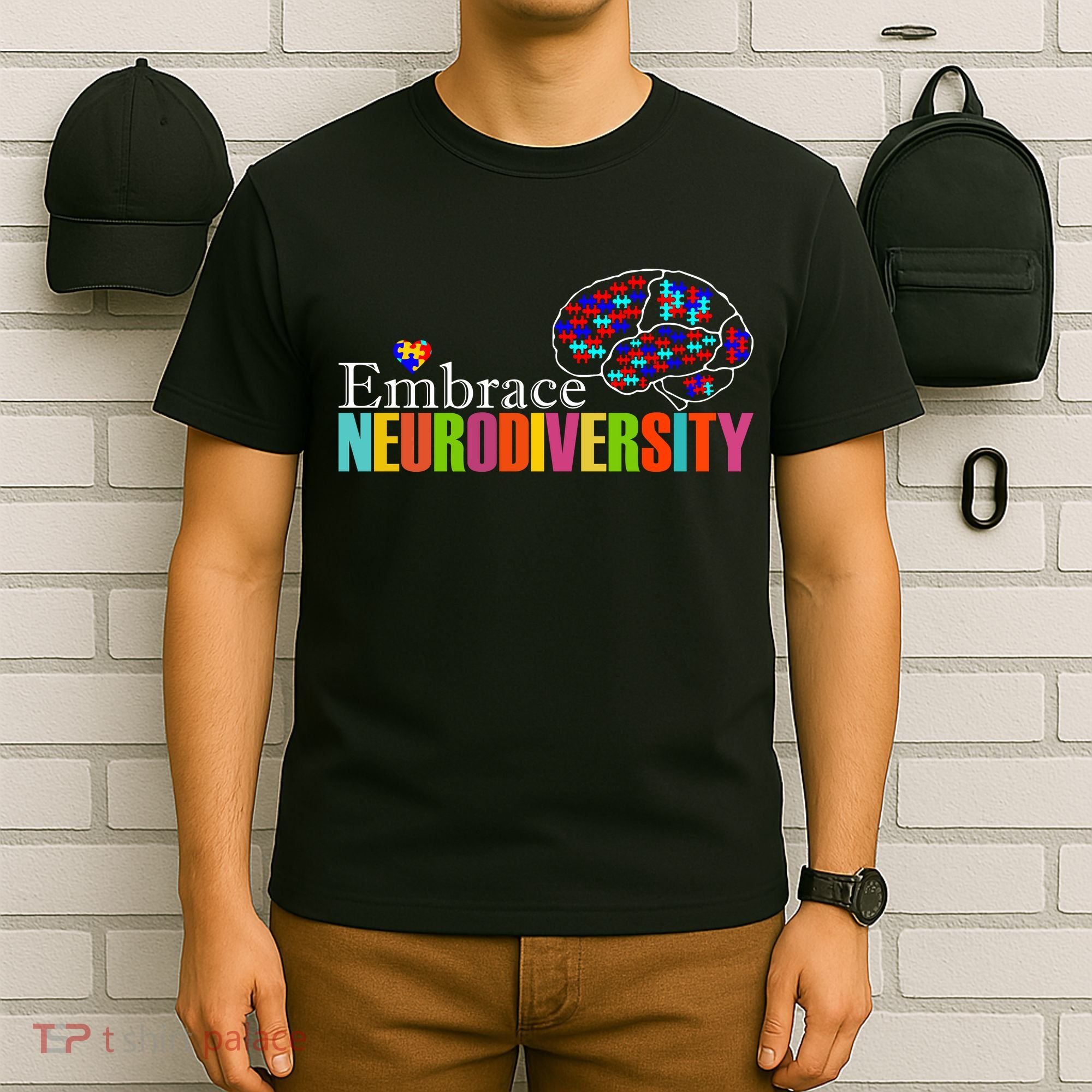 Embrace Neurodiversity Autism Awareness Month T-Shirt