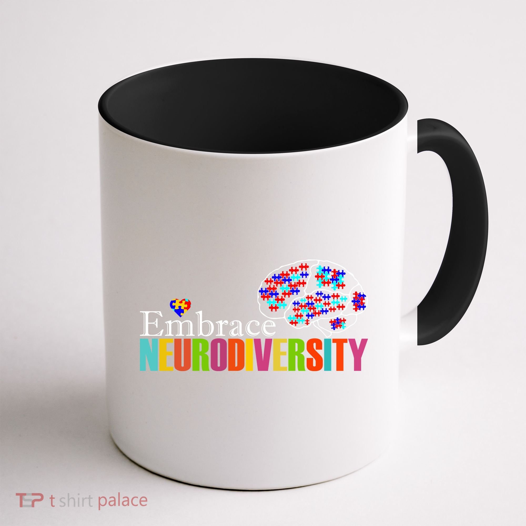 Embrace Neurodiversity Autism Awareness Month Coffee Mug