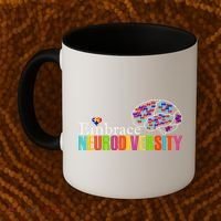 Embrace Neurodiversity Autism Awareness Month Coffee Mug thumb 2