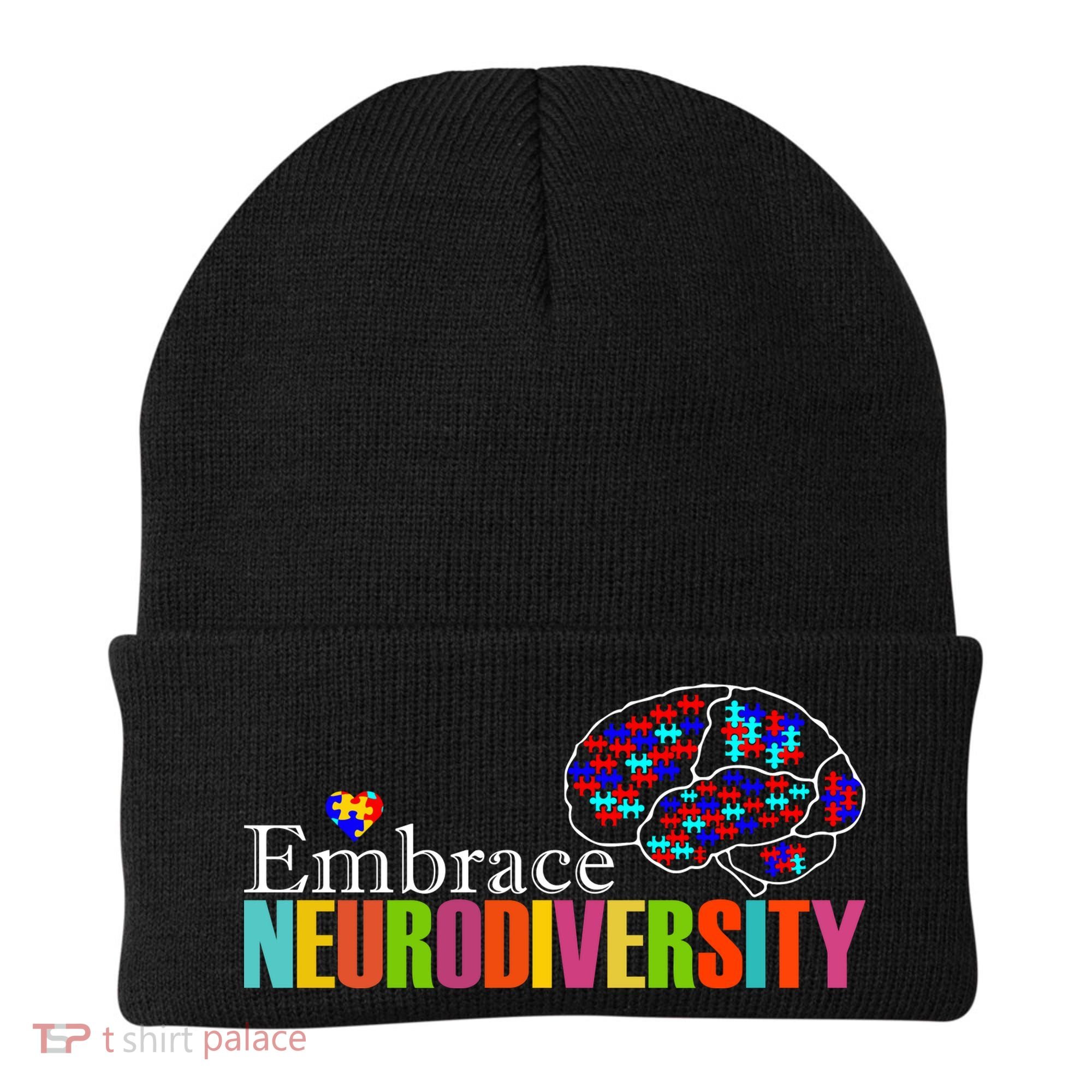 Embrace Neurodiversity Autism Awareness Month Beanie