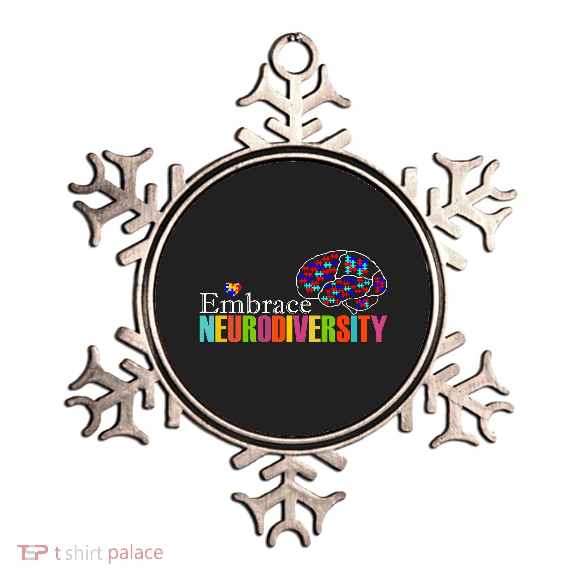 Embrace Neurodiversity Autism Awareness Month Ornament