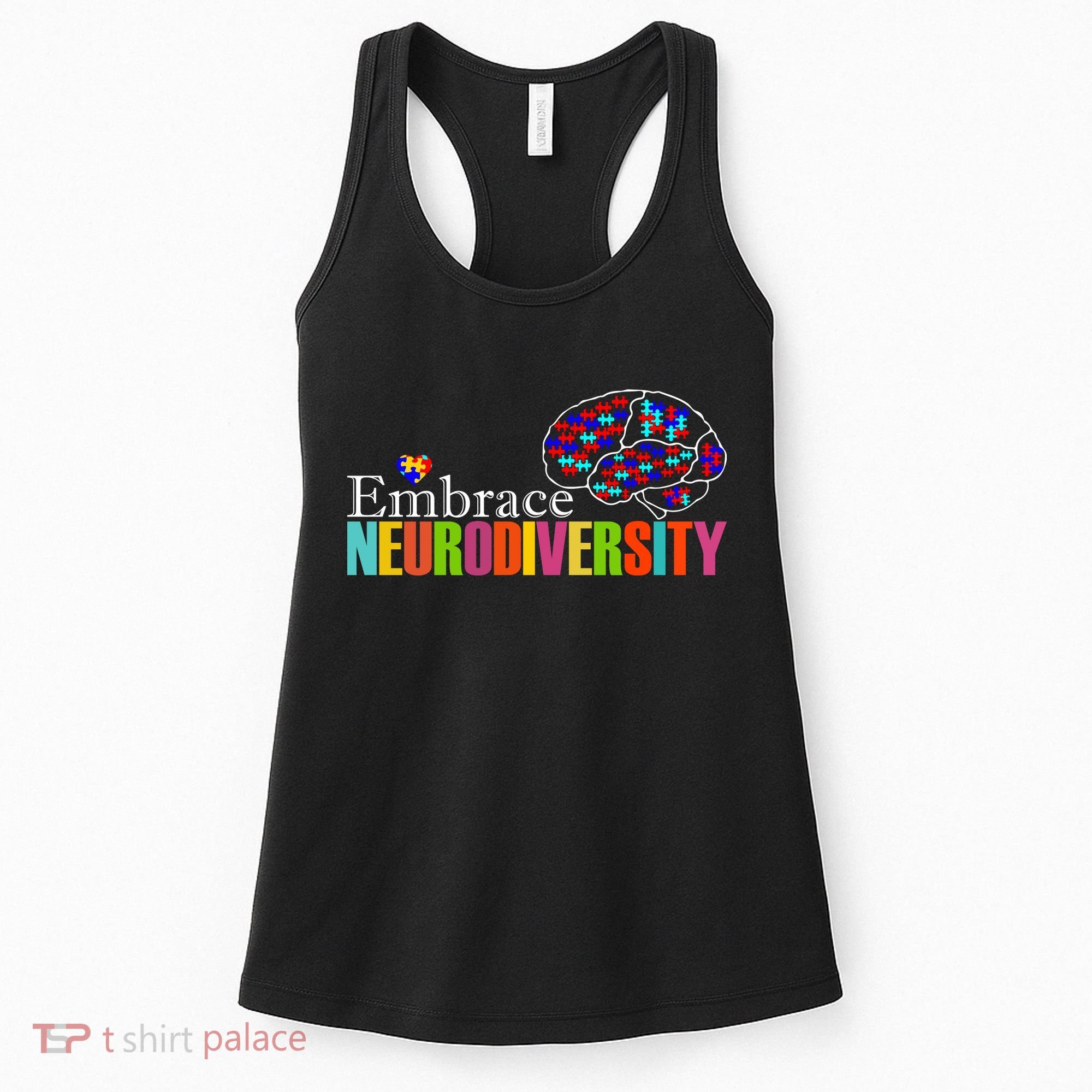 Embrace Neurodiversity Autism Awareness Month Women's Tank Top