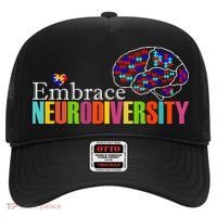 Embrace Neurodiversity Autism Awareness Month Hat thumb 0