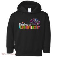 Embrace Neurodiversity Autism Awareness Month Toddler Hoodie thumb 0