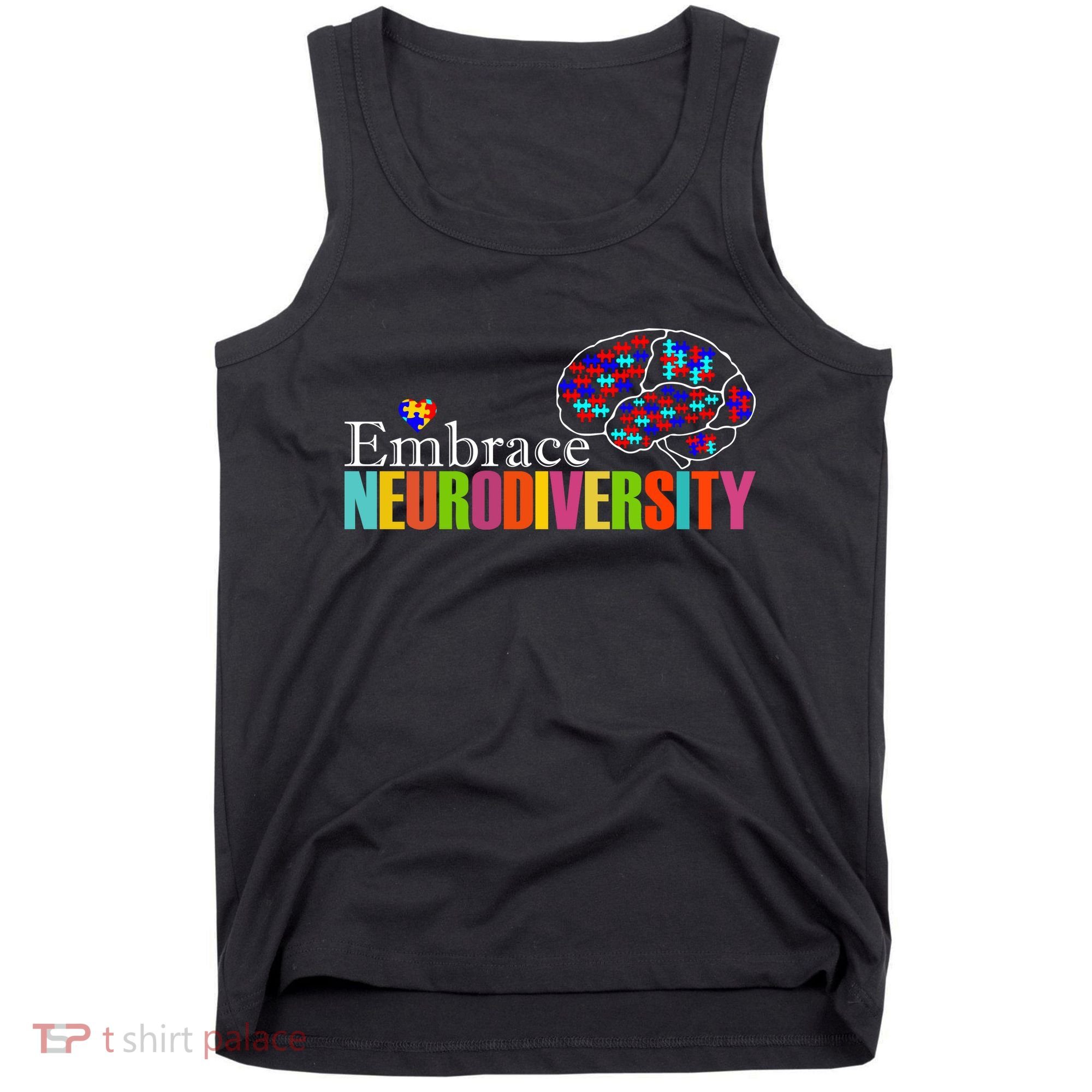 Embrace Neurodiversity Autism Awareness Month Tank Top