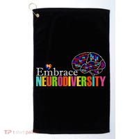 Embrace Neurodiversity Autism Awareness Month Golf Towel thumb 0