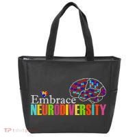 Embrace Neurodiversity Autism Awareness Month Tote Bag thumb 0