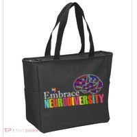 Embrace Neurodiversity Autism Awareness Month Tote Bag thumb 2