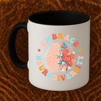Embrace Neurodiversity Autism Awareness Neurodivergent Gift Coffee Mug thumb 2