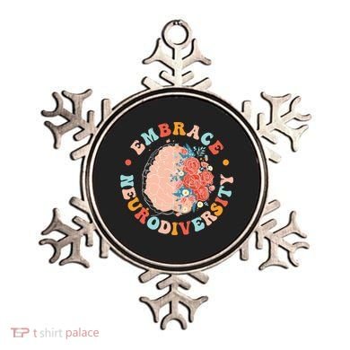 Embrace Neurodiversity Autism Awareness Neurodivergent Gift Ornament