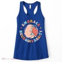 Embrace Neurodiversity Autism Awareness Neurodivergent Gift Women's Tank Top thumb 0