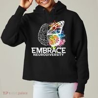 Embrace Neurodiversity Adhd Awareness Ladies Heavyweight Boxy Pullover Hoodie thumb 0