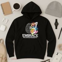 Embrace Neurodiversity Adhd Awareness Hoodie thumb 3