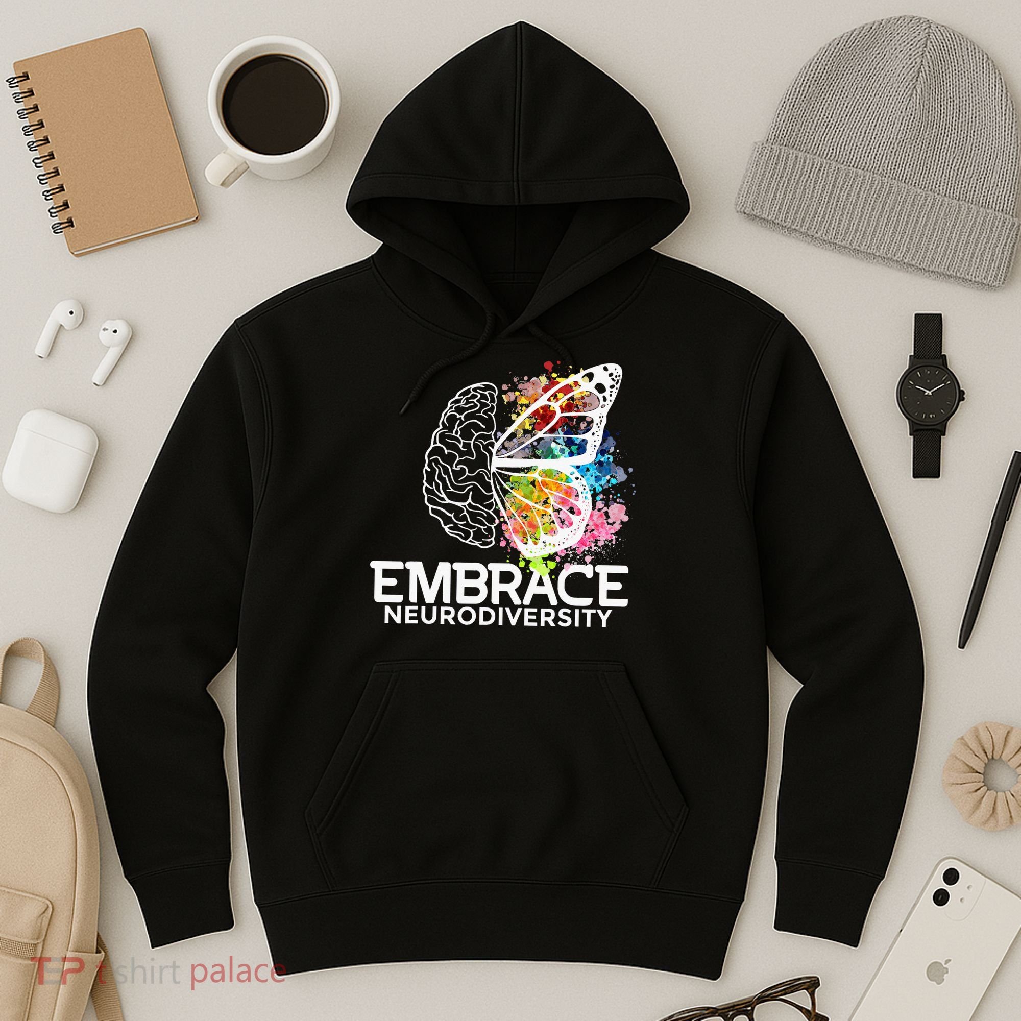 Embrace Neurodiversity Adhd Awareness Hoodie