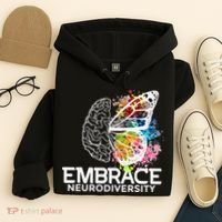 Embrace Neurodiversity Adhd Awareness Hoodie thumb 4