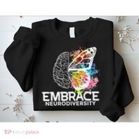 Embrace Neurodiversity Adhd Awareness Sweatshirt thumb 2