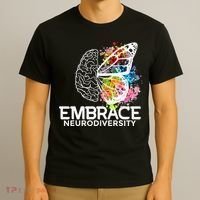 Embrace Neurodiversity Adhd Awareness T-Shirt thumb 3