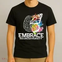 Embrace Neurodiversity Adhd Awareness T-Shirt thumb 3