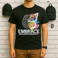 Embrace Neurodiversity Adhd Awareness T-Shirt thumb 6