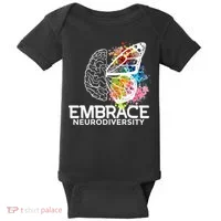 Embrace Neurodiversity Adhd Awareness Baby Bodysuit thumb 0