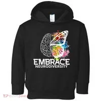 Embrace Neurodiversity Adhd Awareness Toddler Hoodie thumb 0