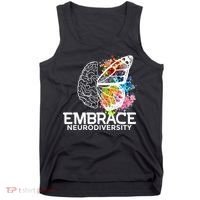 Embrace Neurodiversity Adhd Awareness Tank Top thumb 0