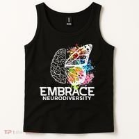 Embrace Neurodiversity Adhd Awareness Tank Top thumb 2