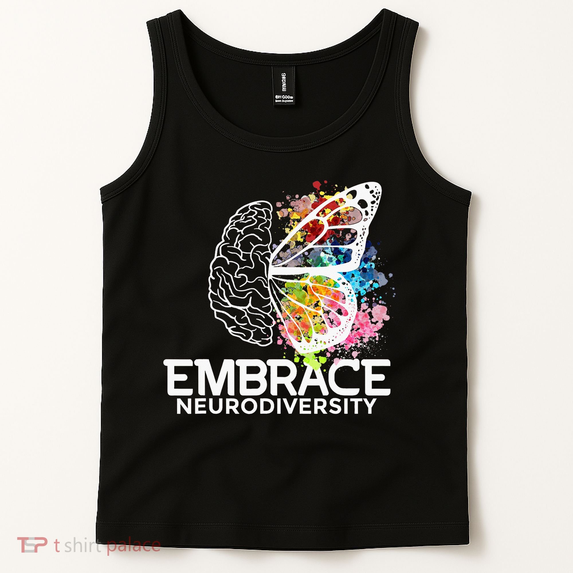 Embrace Neurodiversity Adhd Awareness Tank Top