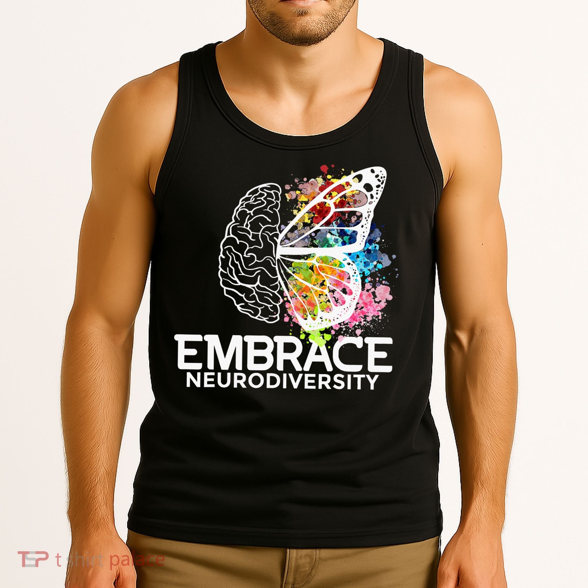 Embrace Neurodiversity Adhd Awareness Tank Top