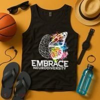 Embrace Neurodiversity Adhd Awareness Tank Top thumb 4