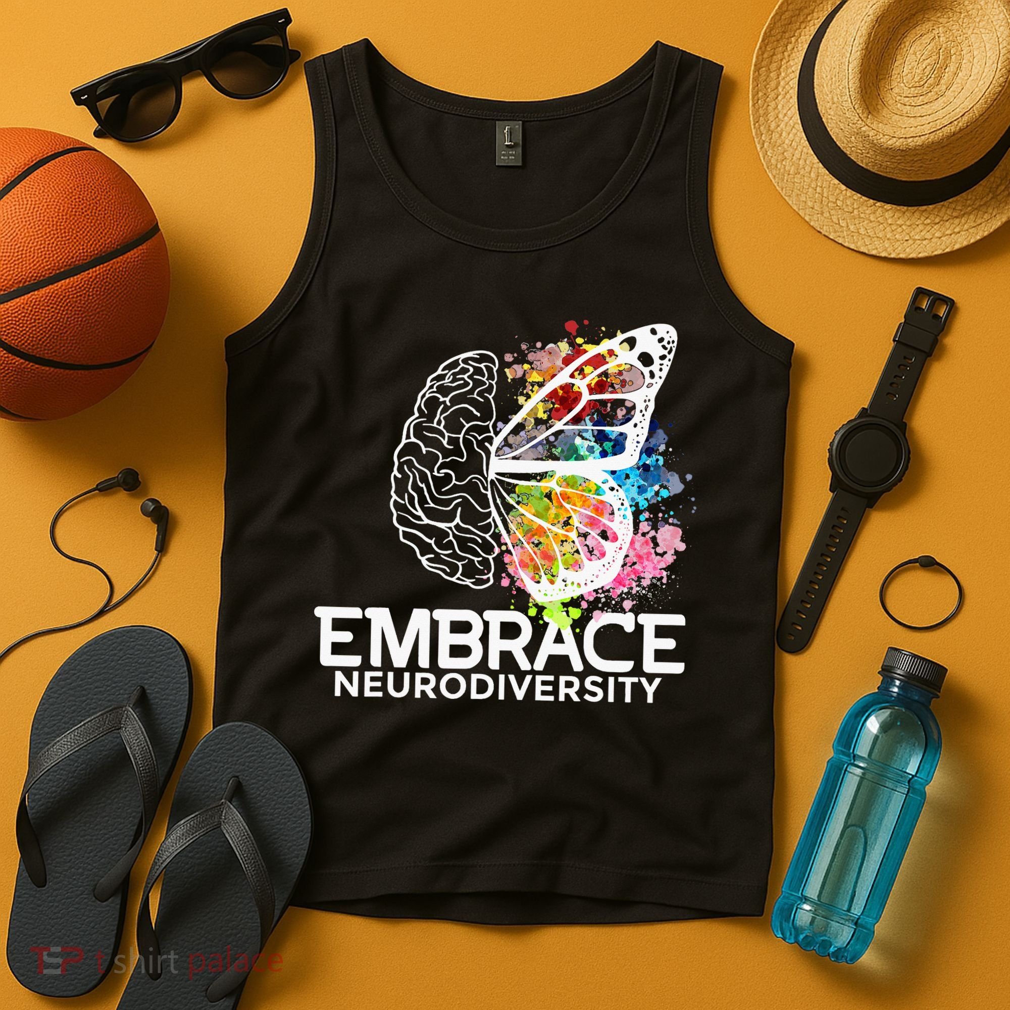 Embrace Neurodiversity Adhd Awareness Tank Top