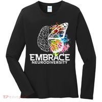 Embrace Neurodiversity Adhd Awareness Women's Long Sleeve Shirt thumb 0