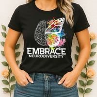 Embrace Neurodiversity Adhd Awareness Women's T-Shirt thumb 2