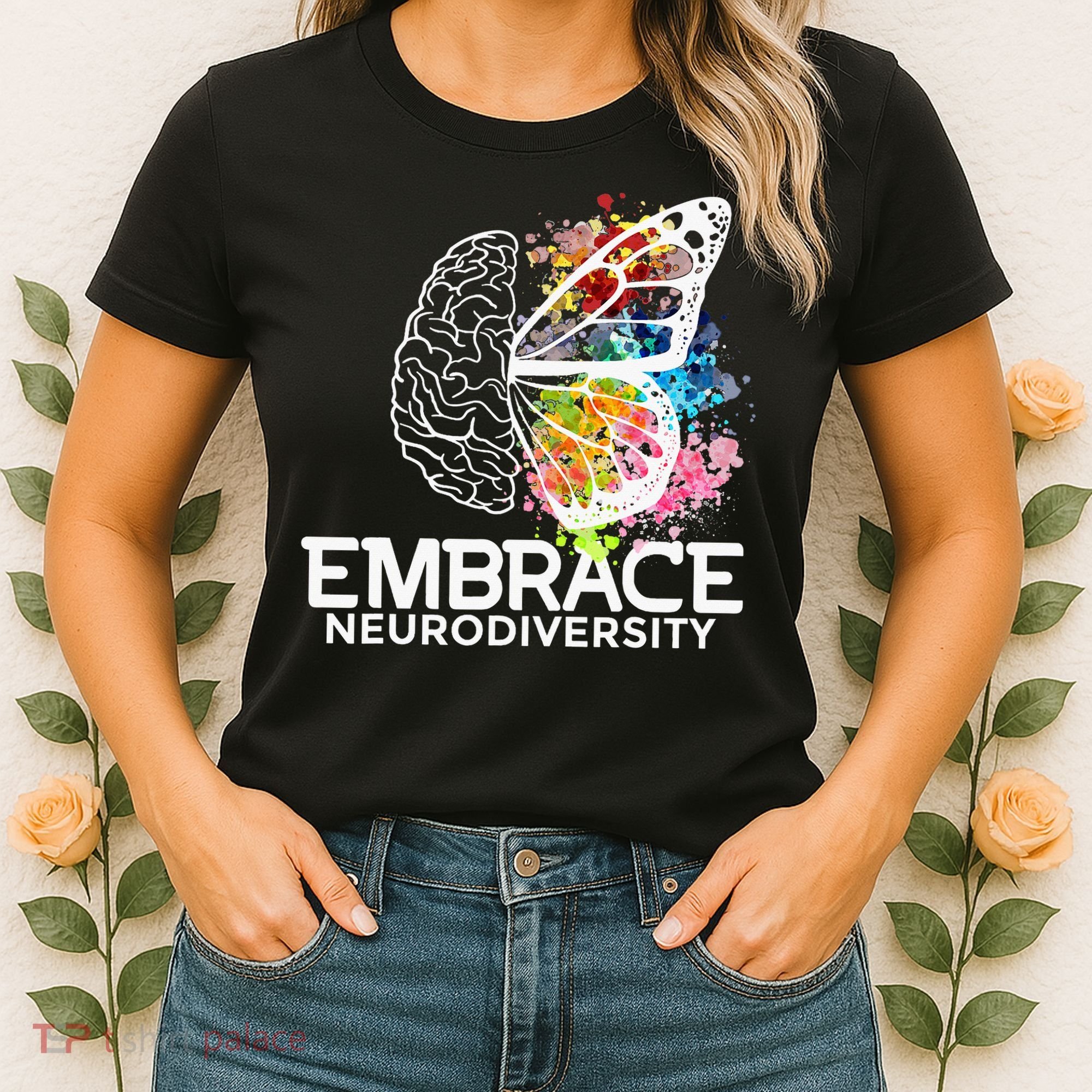 Embrace Neurodiversity Adhd Awareness Women's T-Shirt