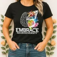Embrace Neurodiversity Adhd Awareness Women's T-Shirt thumb 2