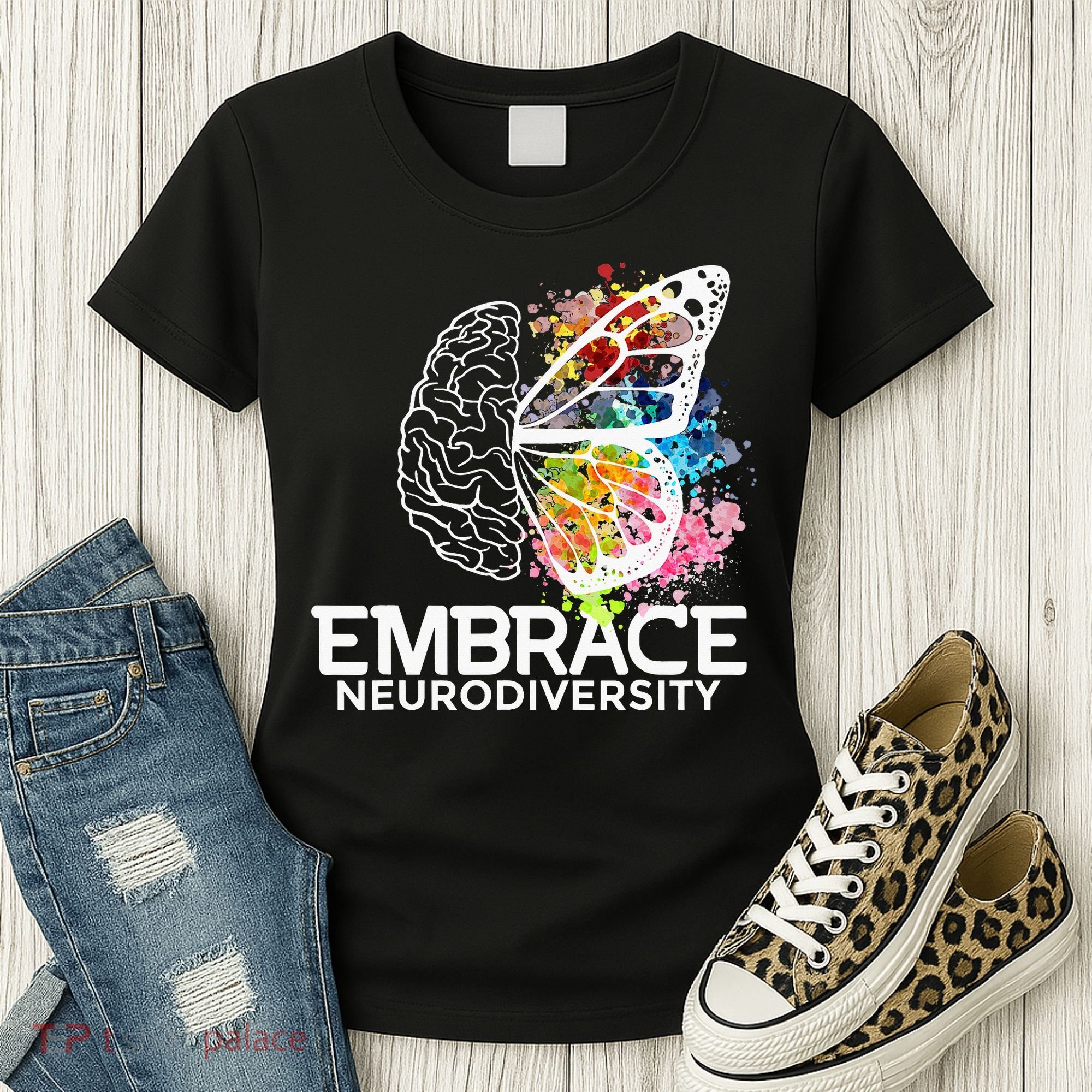 Embrace Neurodiversity Adhd Awareness Women's T-Shirt