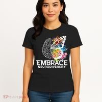 Embrace Neurodiversity Adhd Awareness Women's T-Shirt thumb 4