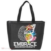 Embrace Neurodiversity Adhd Awareness Tote Bag thumb 0