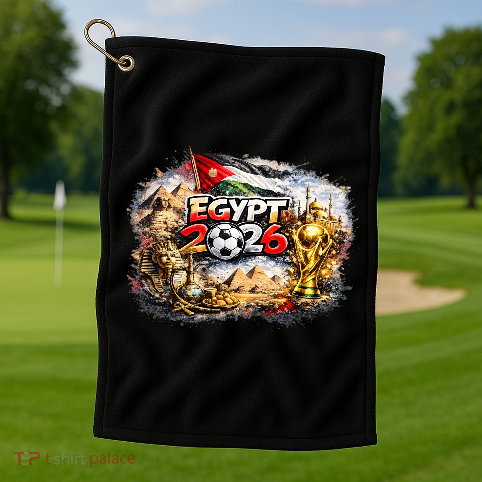 Egypt North America Soccer Tournament 2026 Golf Towel