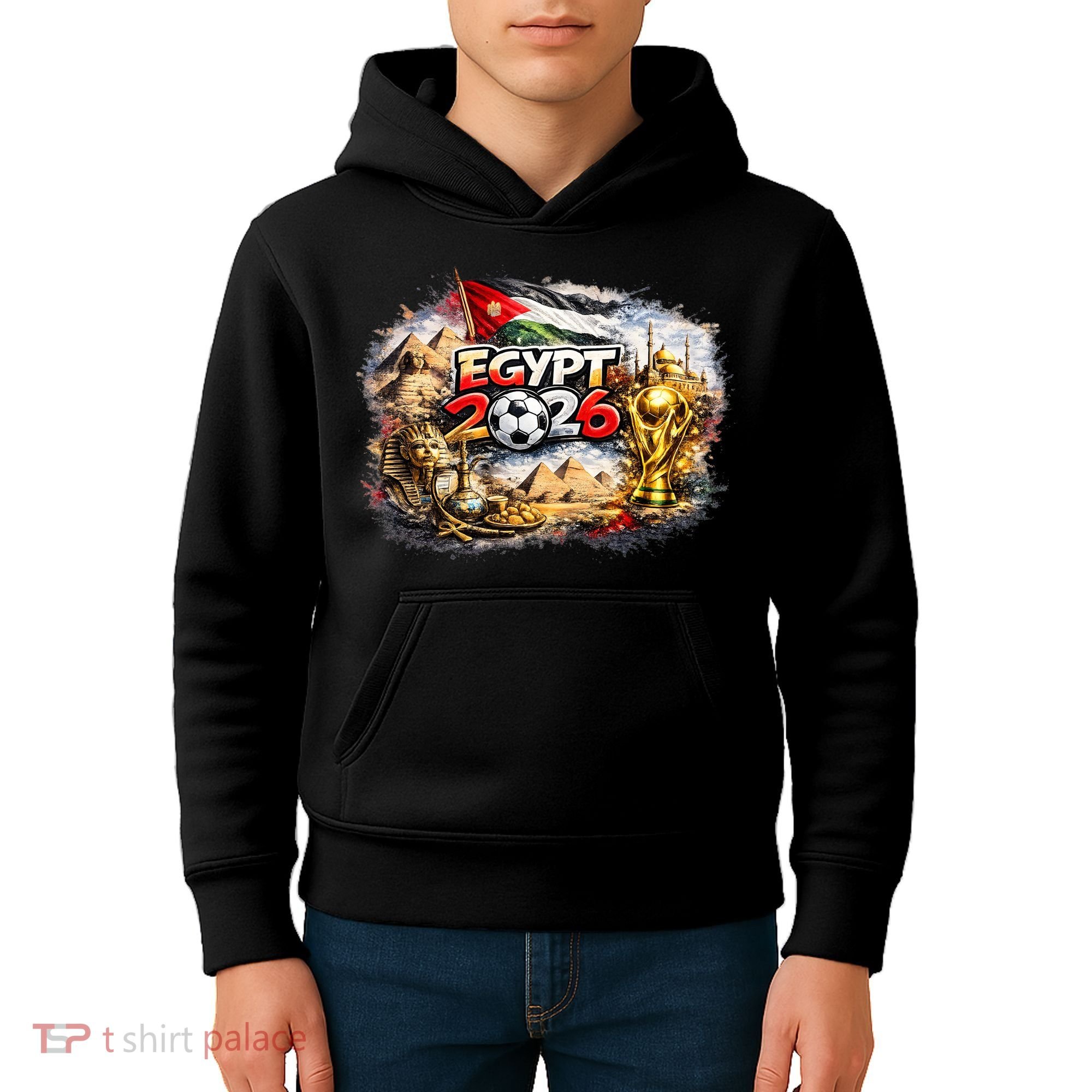 Egypt North America Soccer Tournament 2026 Kids Hoodie