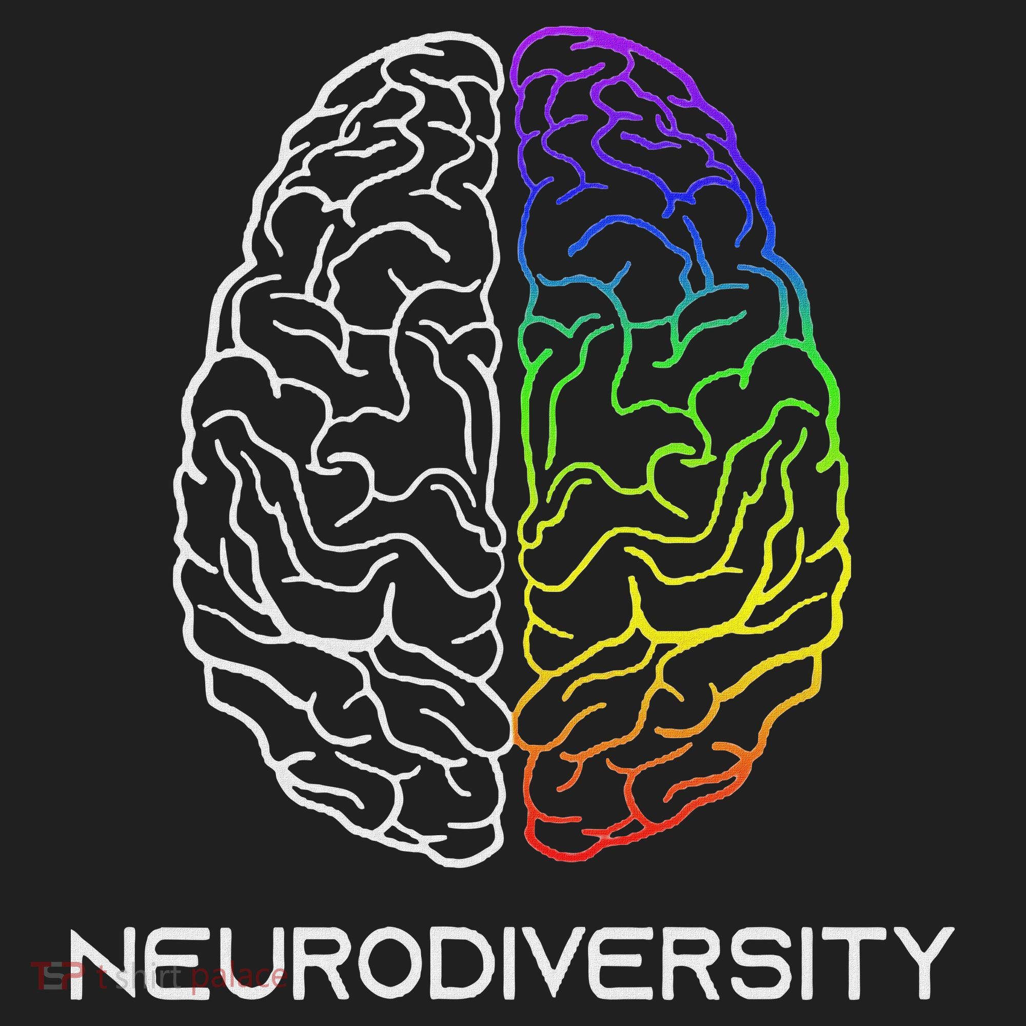 Embrace Neurodiversity Autism Adhd Asd Rainbow Brain Beanie