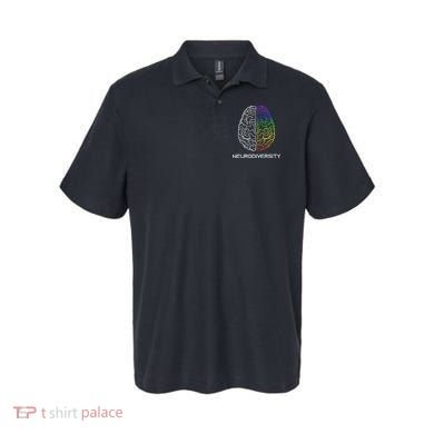 Embrace Neurodiversity Autism Adhd Asd Rainbow Brain Polo