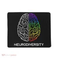 Embrace Neurodiversity Autism Adhd Asd Rainbow Brain Mousepad thumb 0