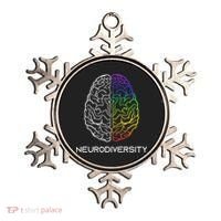Embrace Neurodiversity Autism Adhd Asd Rainbow Brain Ornament thumb 0