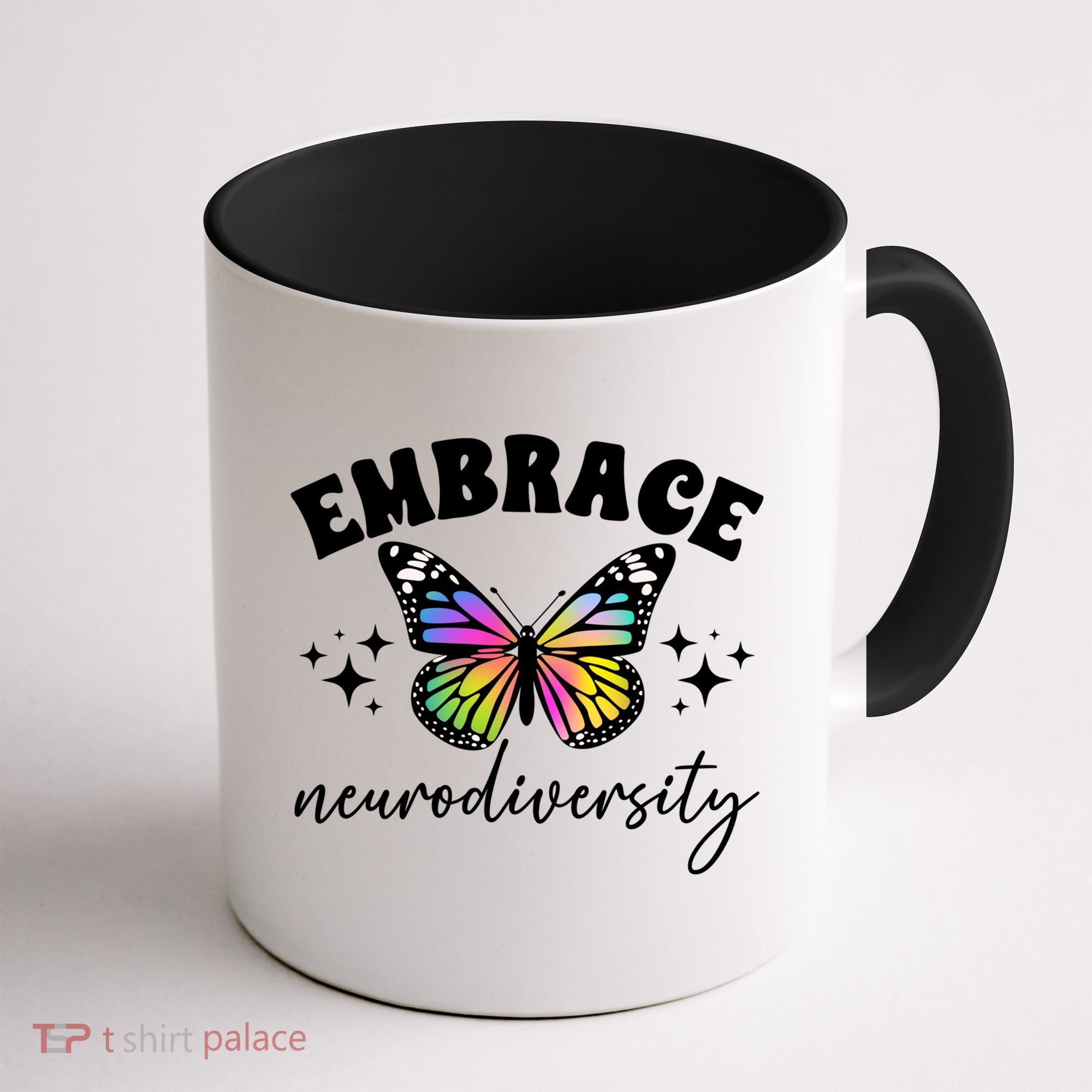 Embrace Neurodiversity Autism Neurodivergent Gift Coffee Mug